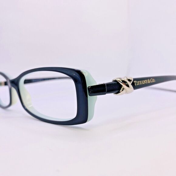 Tiffany & Co. Eyeglasses TF 2016 8055 51 [] 15 135 MM Sky Blue Black Silver - Picture 1 of 9
